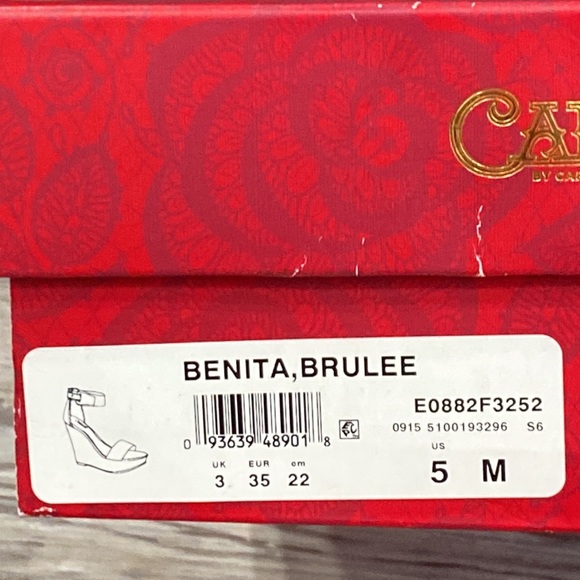 ❤️‍🔥Carlos Santana Benita Ankle Strap Wedge Sandals - Picture 7 of 7